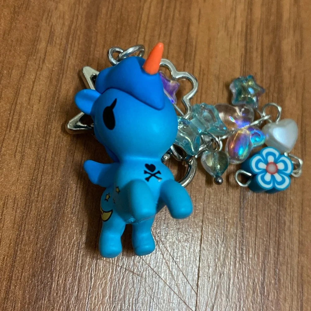 ❤️ Unicorno Tokidoki Keychain Charm Bag Clip New